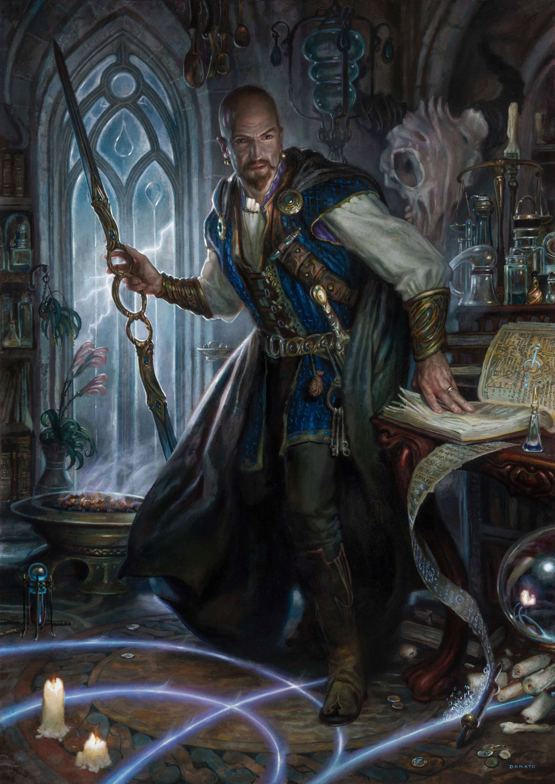 Mordenkainen the Wizard
Dungeons & Dragons
Adventures in the Forgotten Realms
34" x 25"  Oil on Panel 2020
private collection