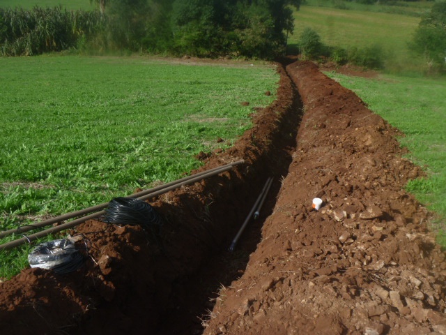 Rede de água em Tubo PBA