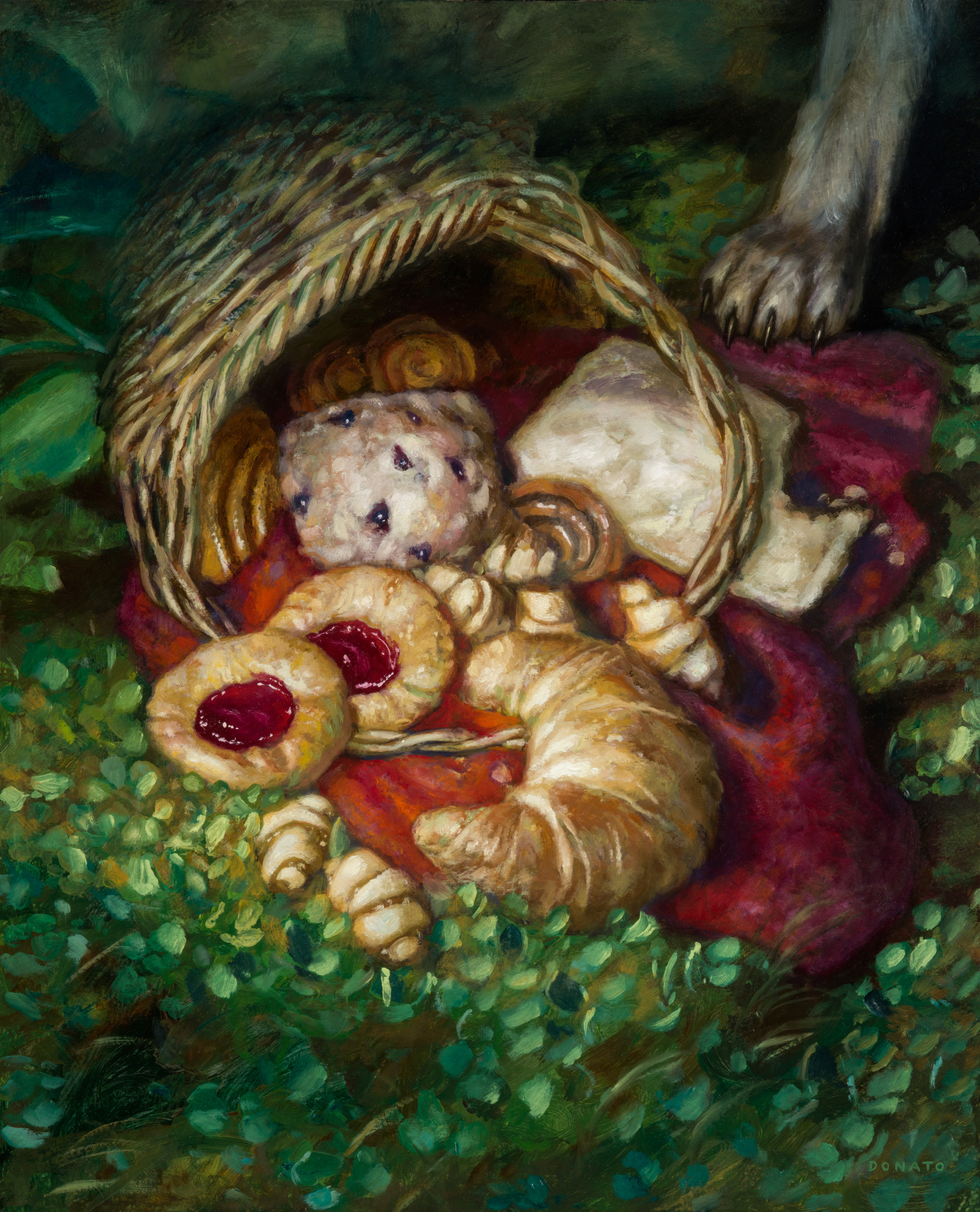 Food Token - Little Red Riding Hood
Throne of Eldraine 2019
20" x 16"  Oil on Panel
private collection