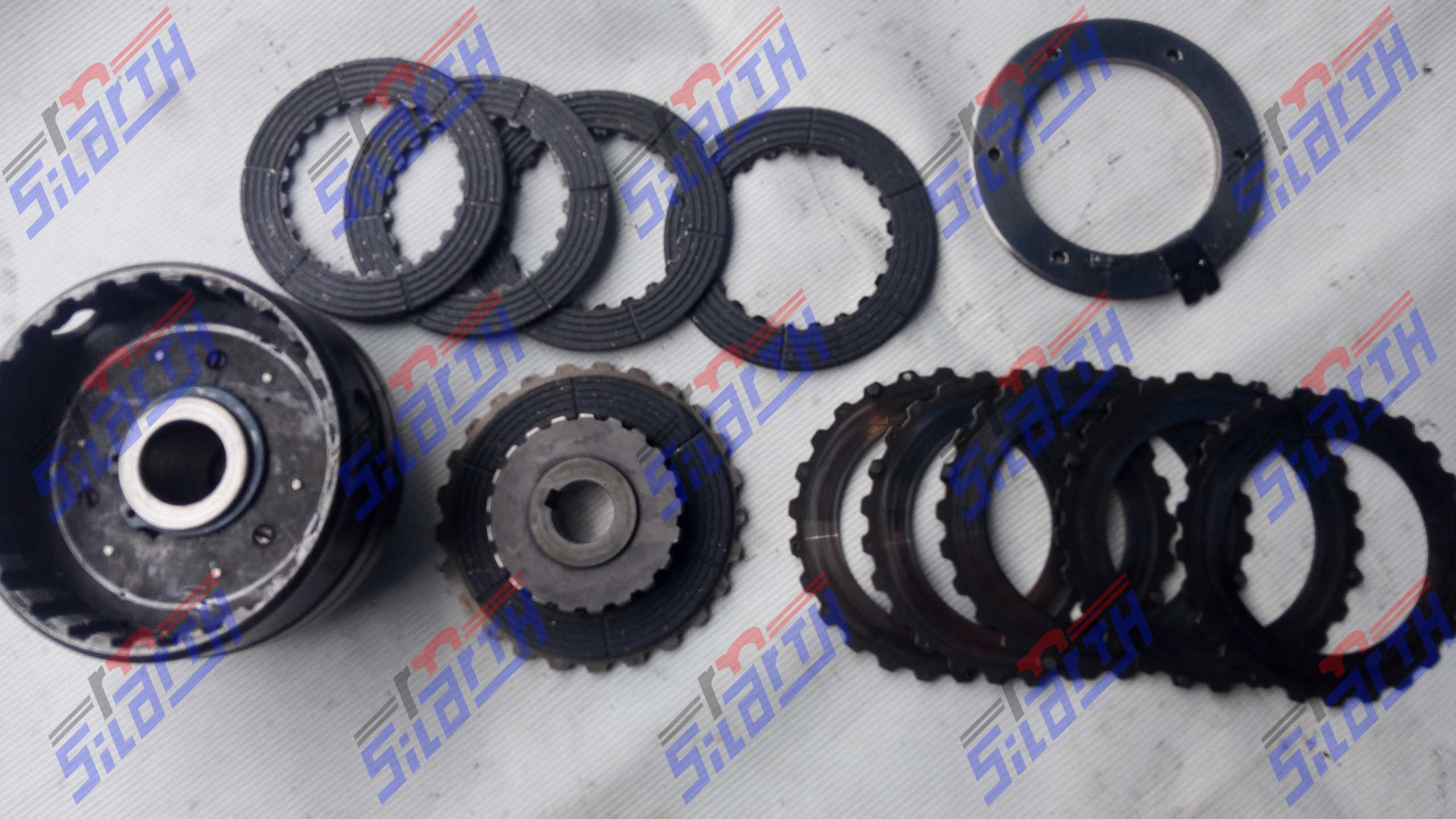 TRASMISIÓN JUEGO DISCOS HÚMEDOS 3.5" DENTADO INTERIOR