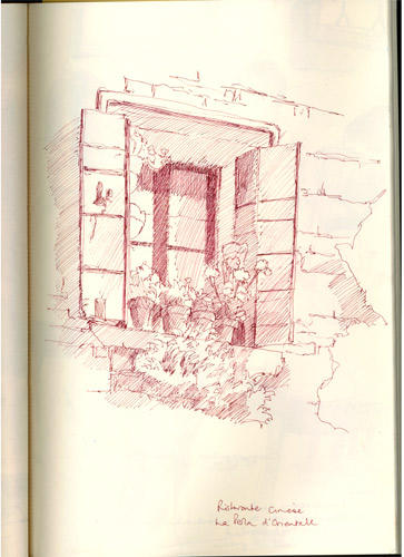 The Chinese restaurant window