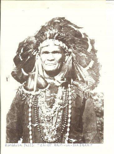 Rain in The Face (Ambrose Pells) Nemasket/Mashpee Wampanaog circa 1932