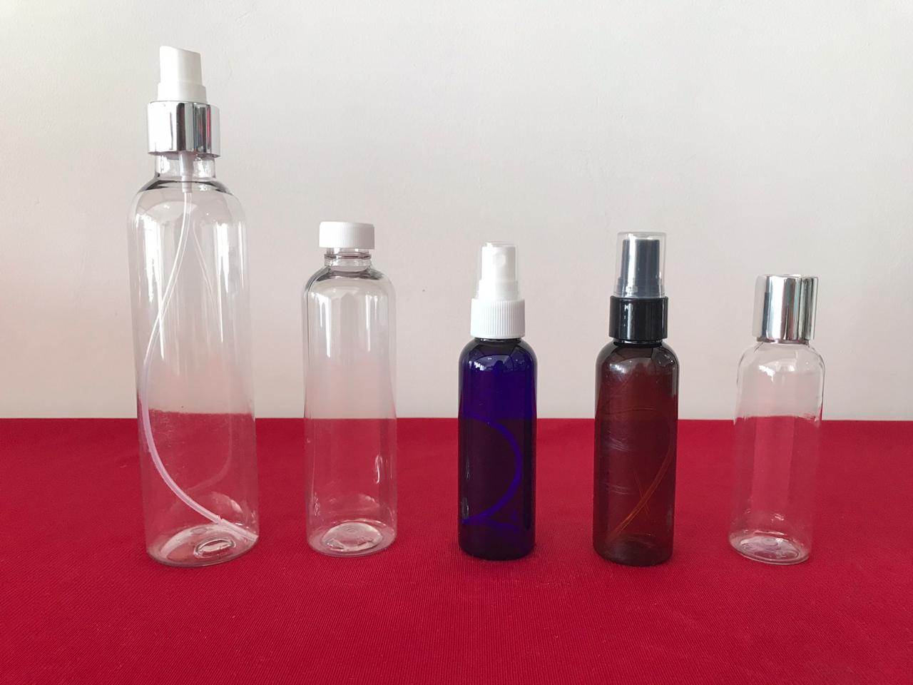 BOTELLAS PET BOSTON 60, 125 Y 250 ML.