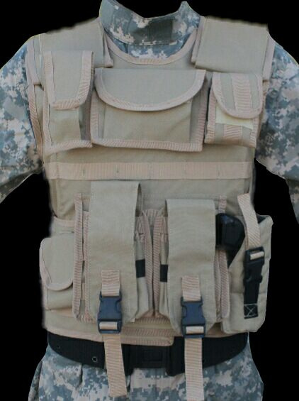 Chaleco Tactico con Accesorios desmontables en Varios colores