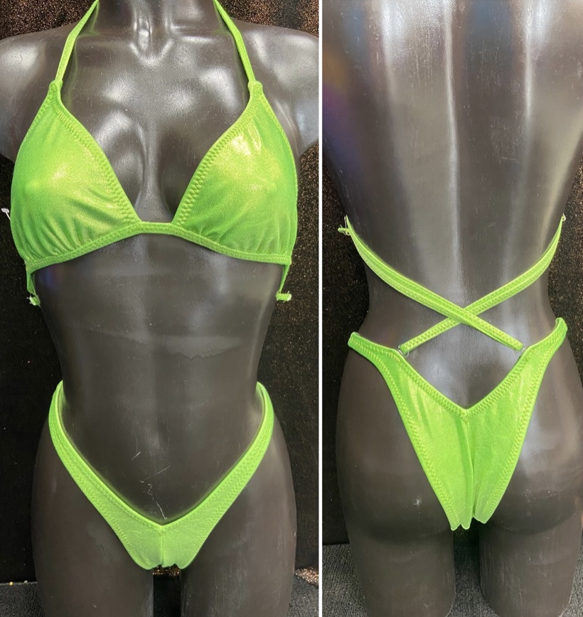 P5013 
$85
B banded top 
small front , xsmall back
Lime frost 
