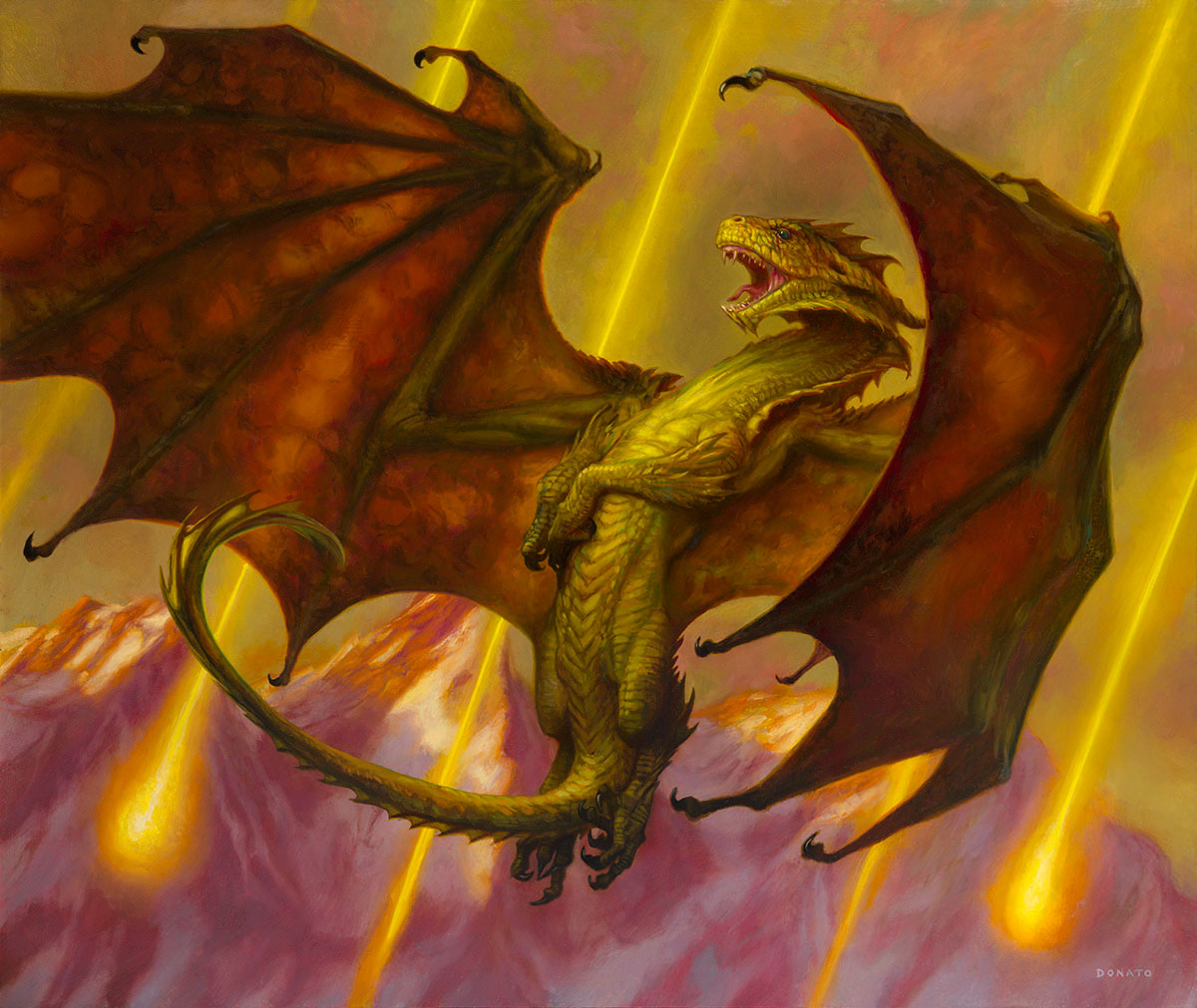 Shivan Dragon 2016
Magic Online
18" x 24"  Oil on Panel
private collection