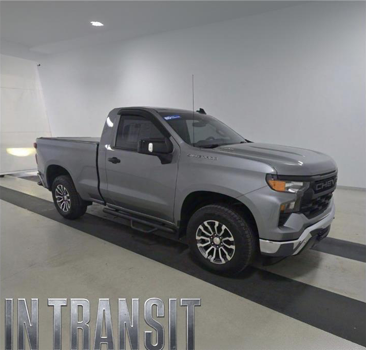 2025 Chevrolet Silverado 1500 Regular Cab
Miles: 523
Drive: 2WD
Trans: Automatic, 8-Spd w/Overdrive
Engine: 4-Cyl, TurboMax, 2.7 Liter
Stock: 1644
VIN: 3GCNAAEK7SG102865
