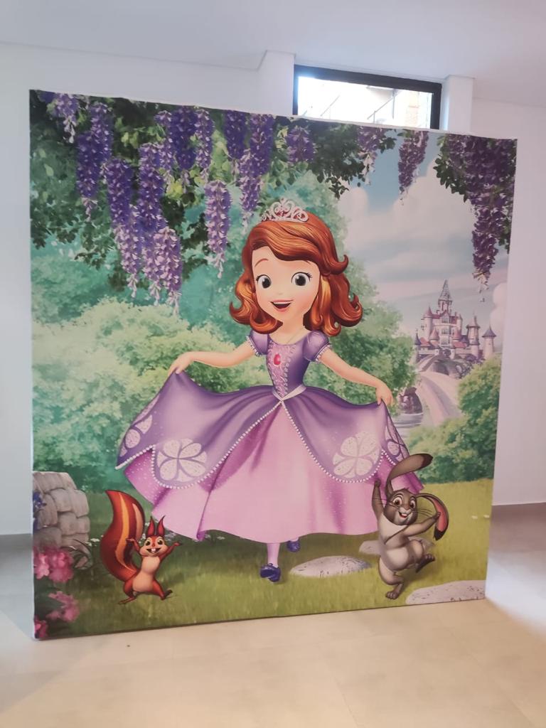 Pared Princesa Minnie
Altura 2.20m X 2.40m Ancho
$ 150.000
