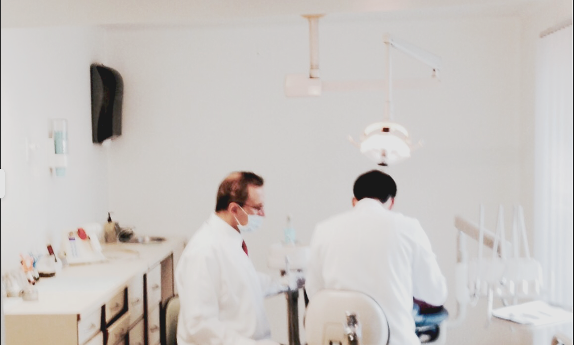 Female doctor and patient smiling