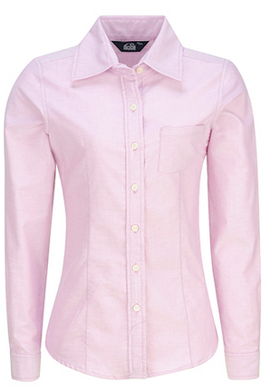 BLUSA OXFORD MANGA LARGA
