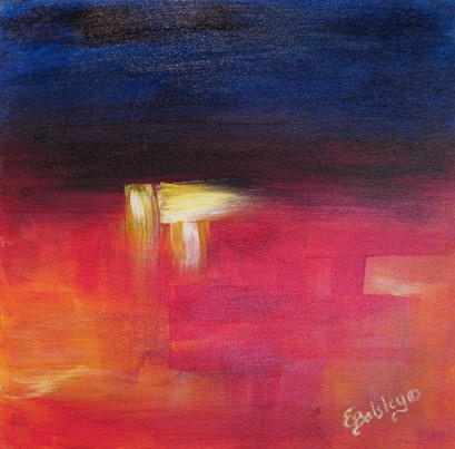 Horizon, Acrylic, 12x12 SOLD