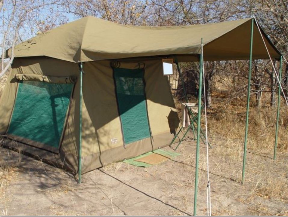 Mobile Safari (Different than a permanent tent camp experience), Outside View 