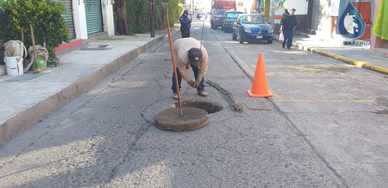 SONDEO DE DRENAJE DE LA LINEA GRAL, EN  CALLE CONSTITUCIÓN, COL. CENTRO