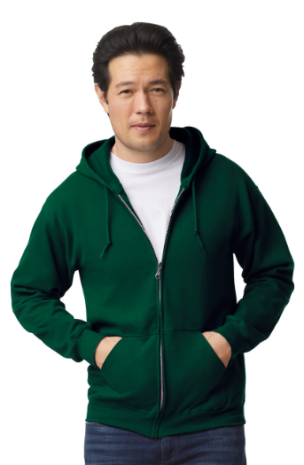 SUDADERA CON CIERRE Y CAPUCHO ADULTO