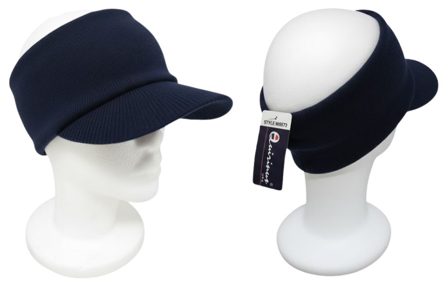 W0573
VISOR BAND HAT SOLID COLOR
BLACK, BROWN & NAVY
288 CS PACK
