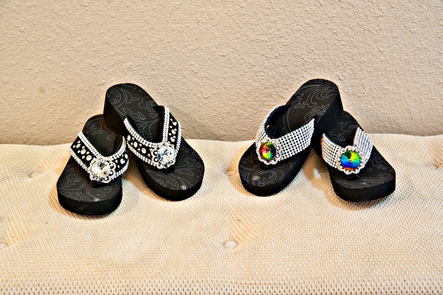 Rhinestone Flip Flops||||