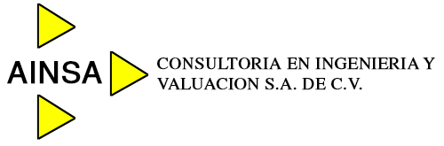 Avalúos industriales – AINSA Consultoría en Ingeniería y Valuación S.A. de C.V. – Ciudad de México