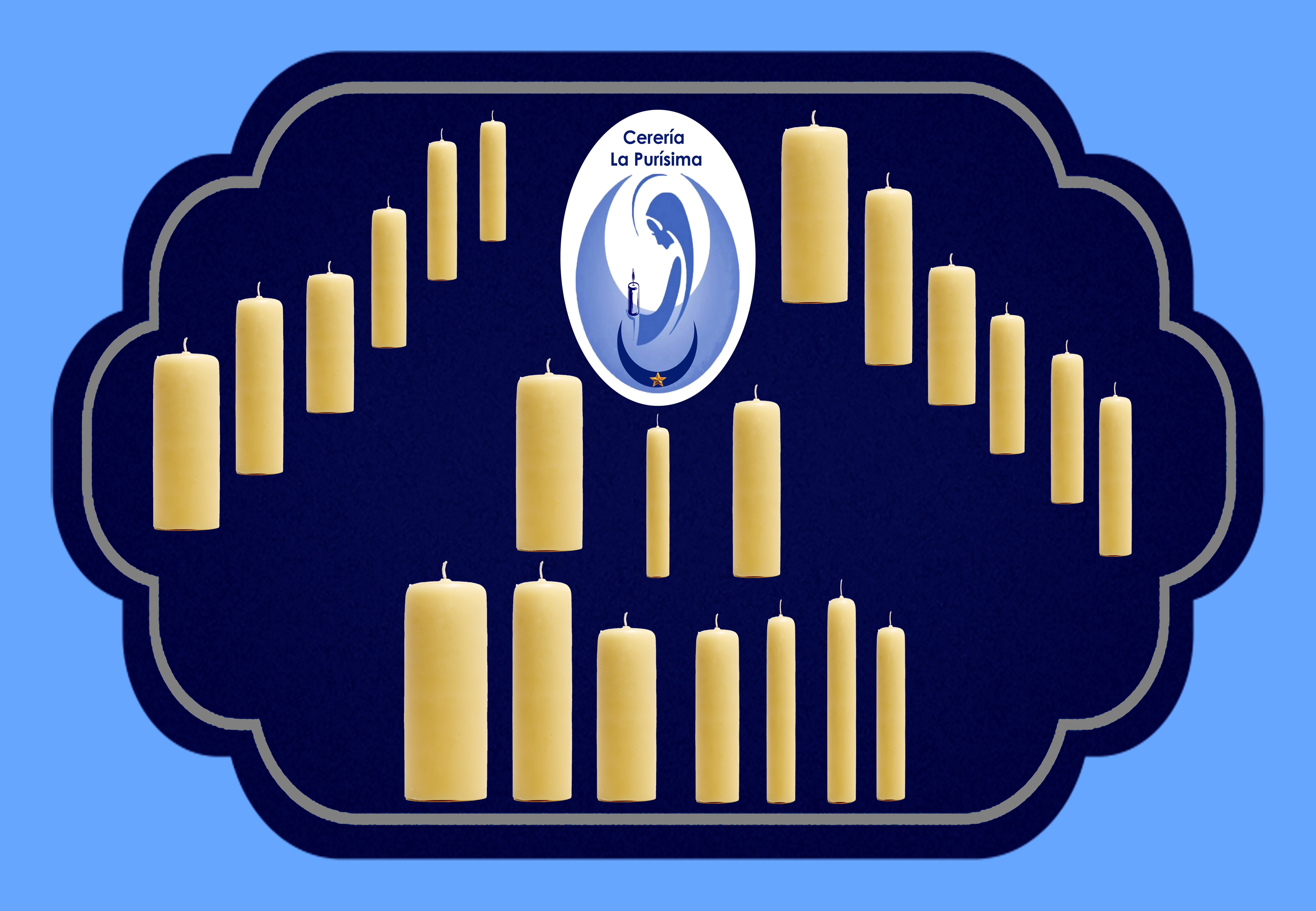 Cirios de cera para toda ocasión