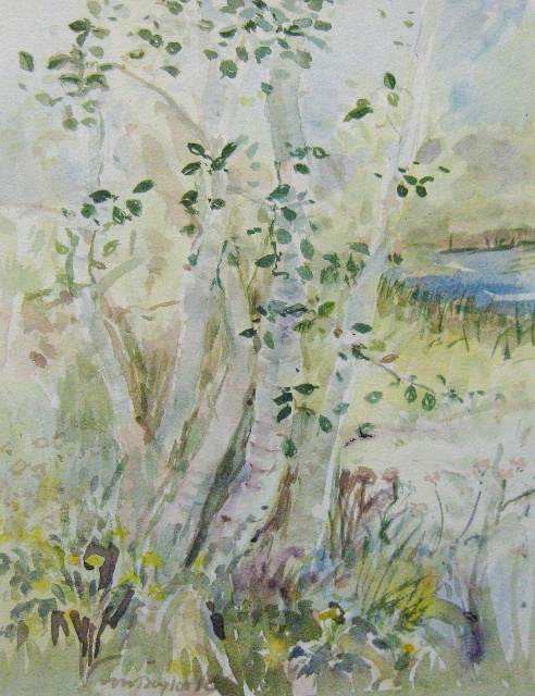 Taylor, Elders Near Green Slough, 13.5x10, WC