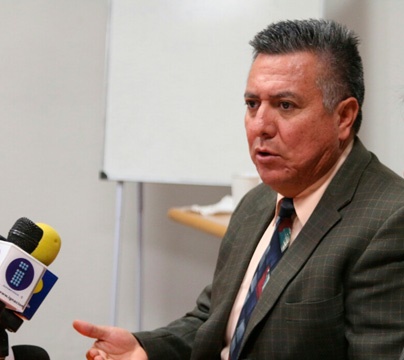 Smiling businessman in a suit