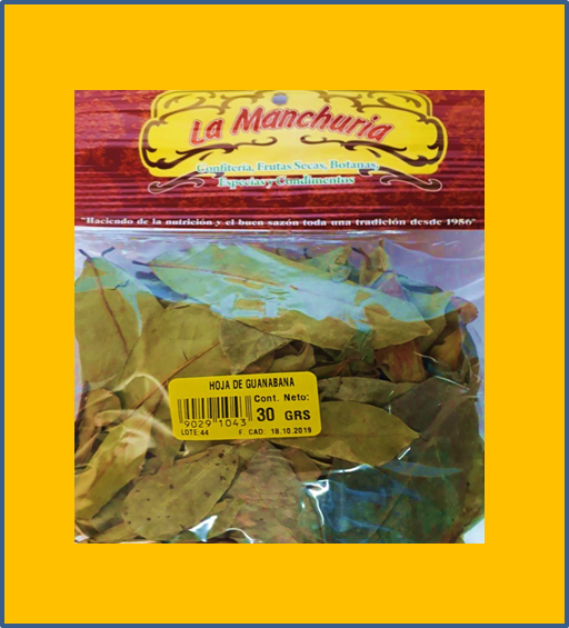 HOJA DE GUANABANA
30 GRS
