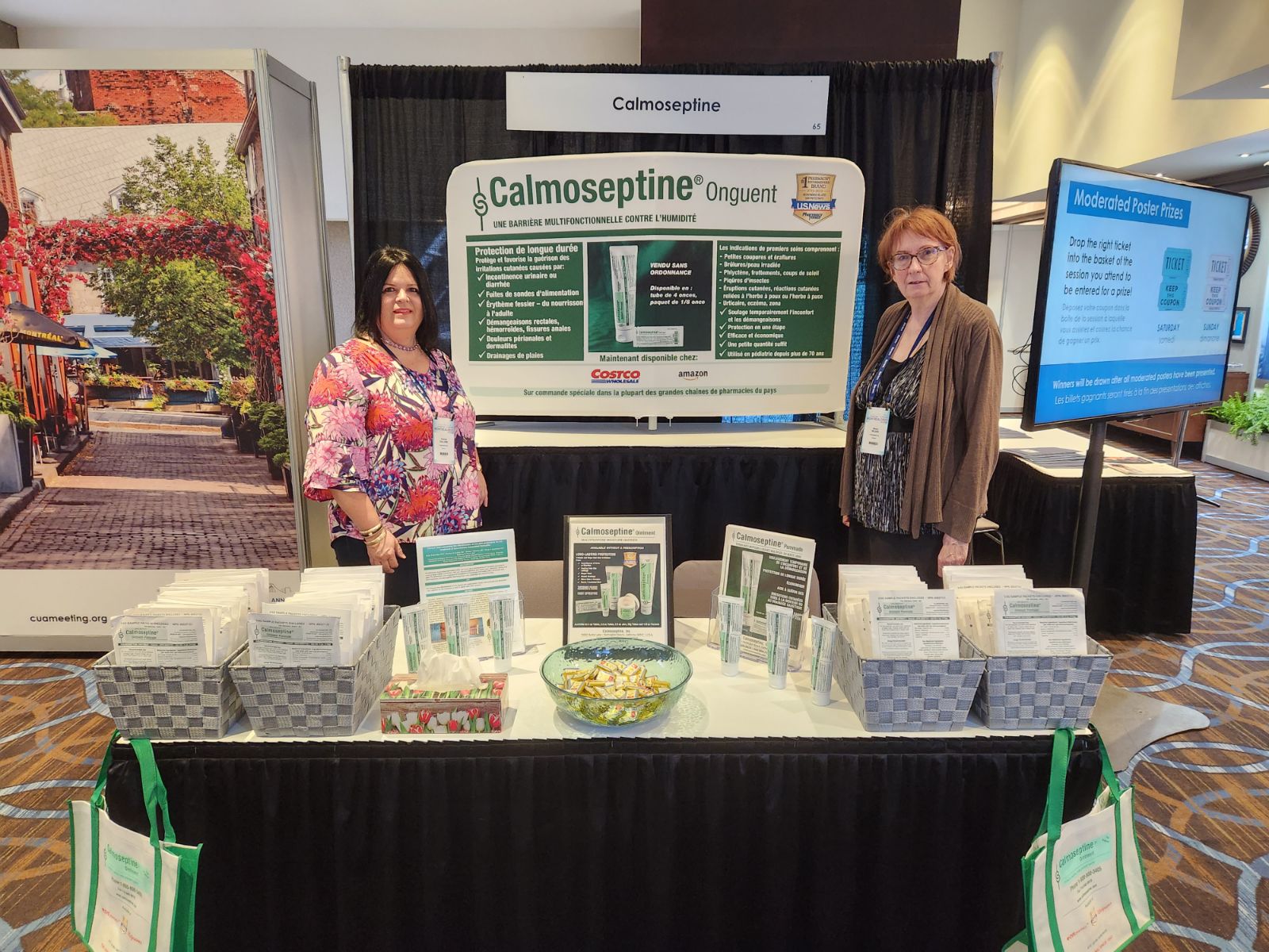 Chantal Dallaire, RN (left) and Nancy Wilson, RN (right). 
Canadian Urological Association (CUA) 78th Annual Meeting, Montreal, QC.  June 2023. 