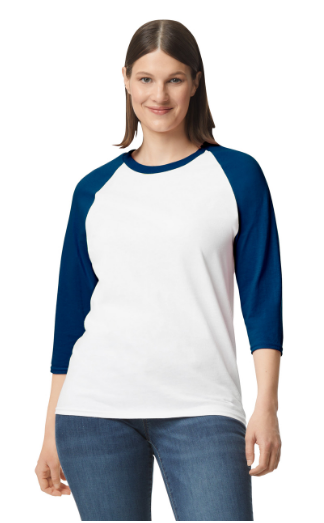 PLAYERA TIPO RAGLAN 3/4 ADULTO