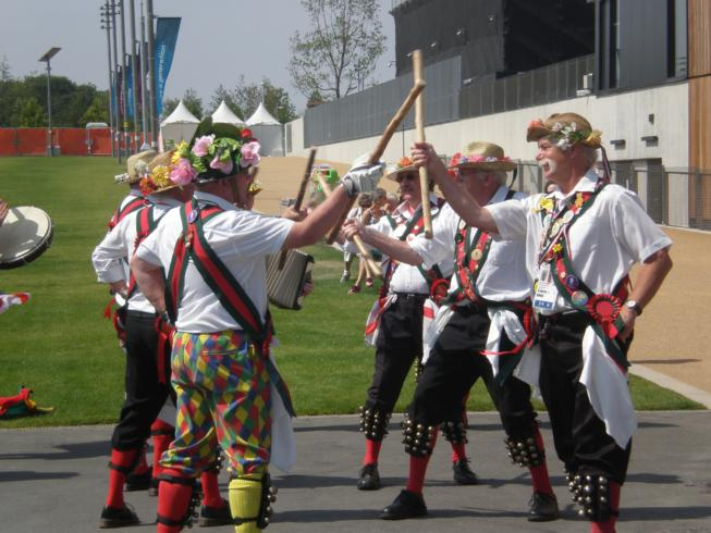 Merrydowners performing at Eaton Park- Olympic Park Stratford
