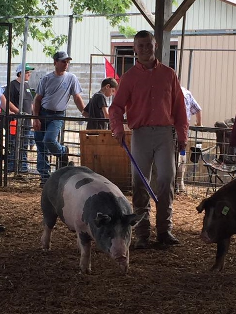 Carrick Wigger
Overall Champion Market Hog
Average Daily Gain Winner - 2.71lbs/day gain 
Missouri 4-H / FFA Show