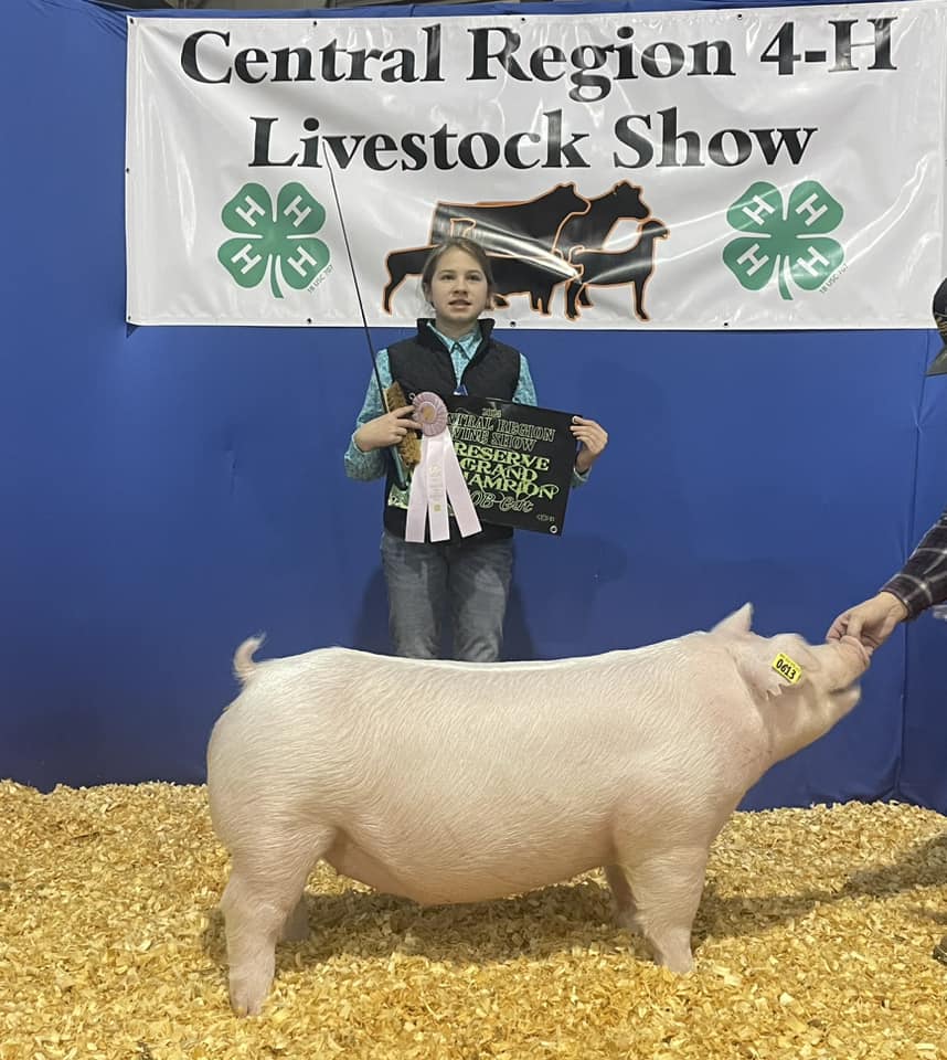 Tana Harville
2024 TN Central Region Swine Show
Reserve Champion AOB Gilt
Reserve Champion TN Bred AOB Gilt

2024 TN State Swine Show
3rd in class, 2nd place TN bred in class
