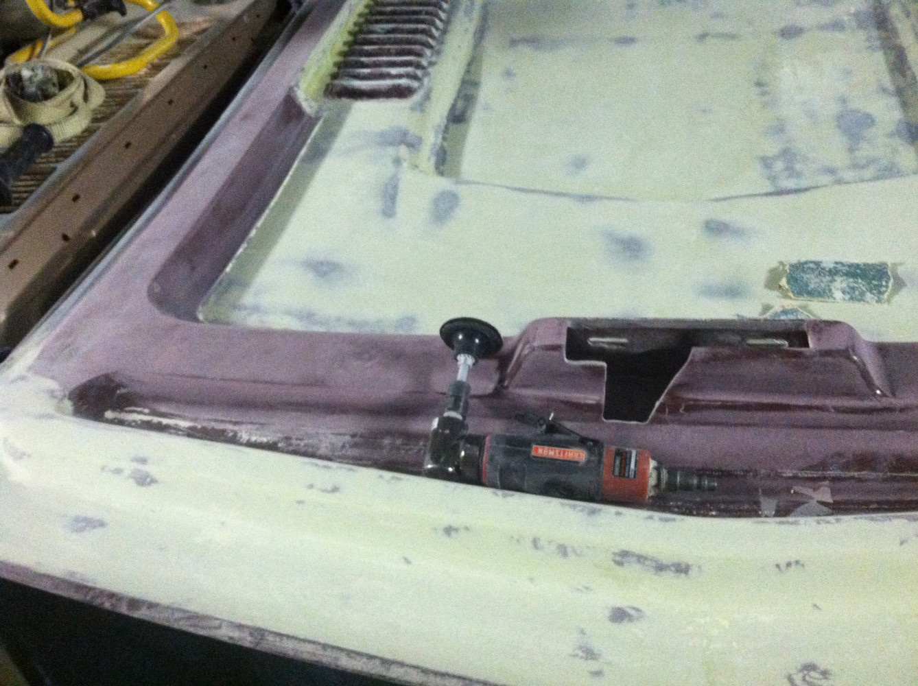 Make underside of hood smooth