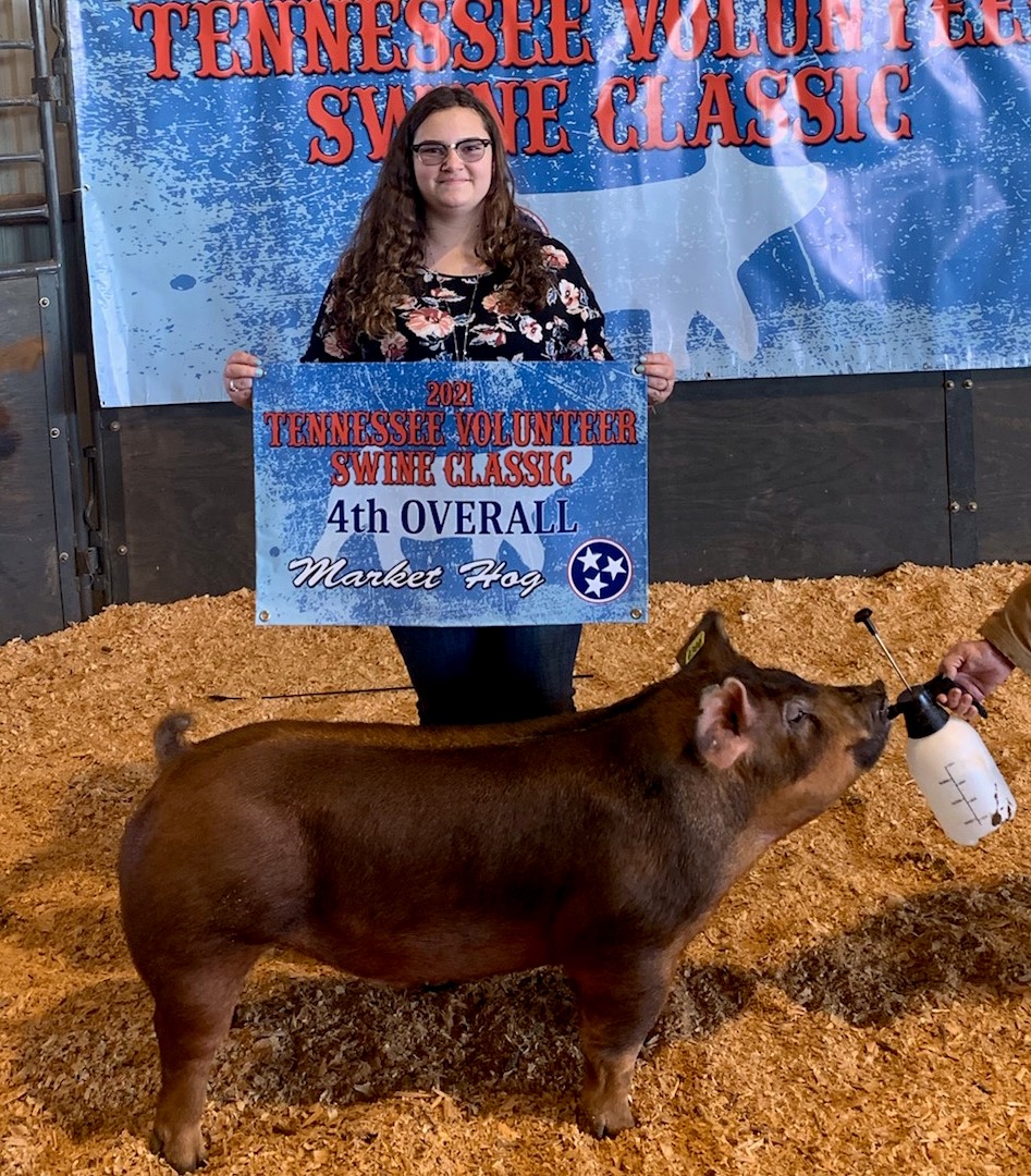 Alexis Mears
4th Overall Market Hog
2021 TN Volunteer State Classic
