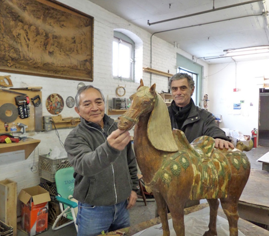 Restored Horse Sculpture