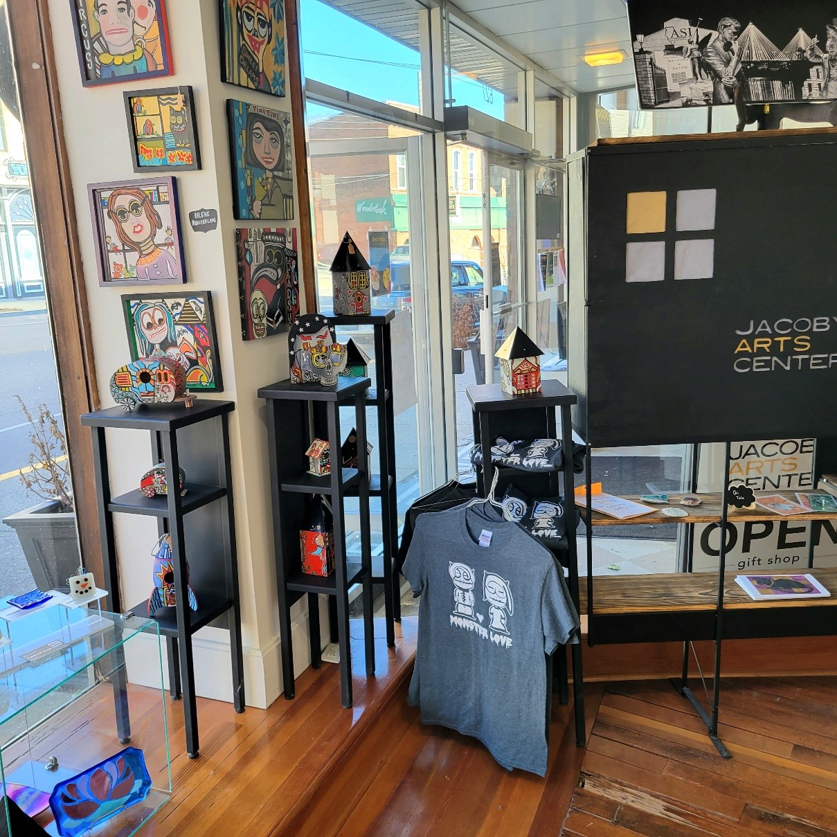 My artwork for sale at Jacoby Arts Gallery gift shop 2022