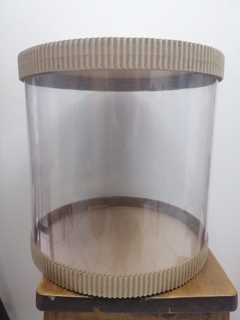 CAJA CILINDRO DE ACETATO