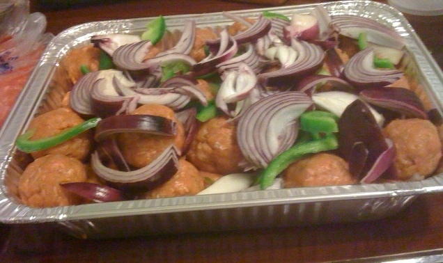 Meatballs/Onion/Peppers||||