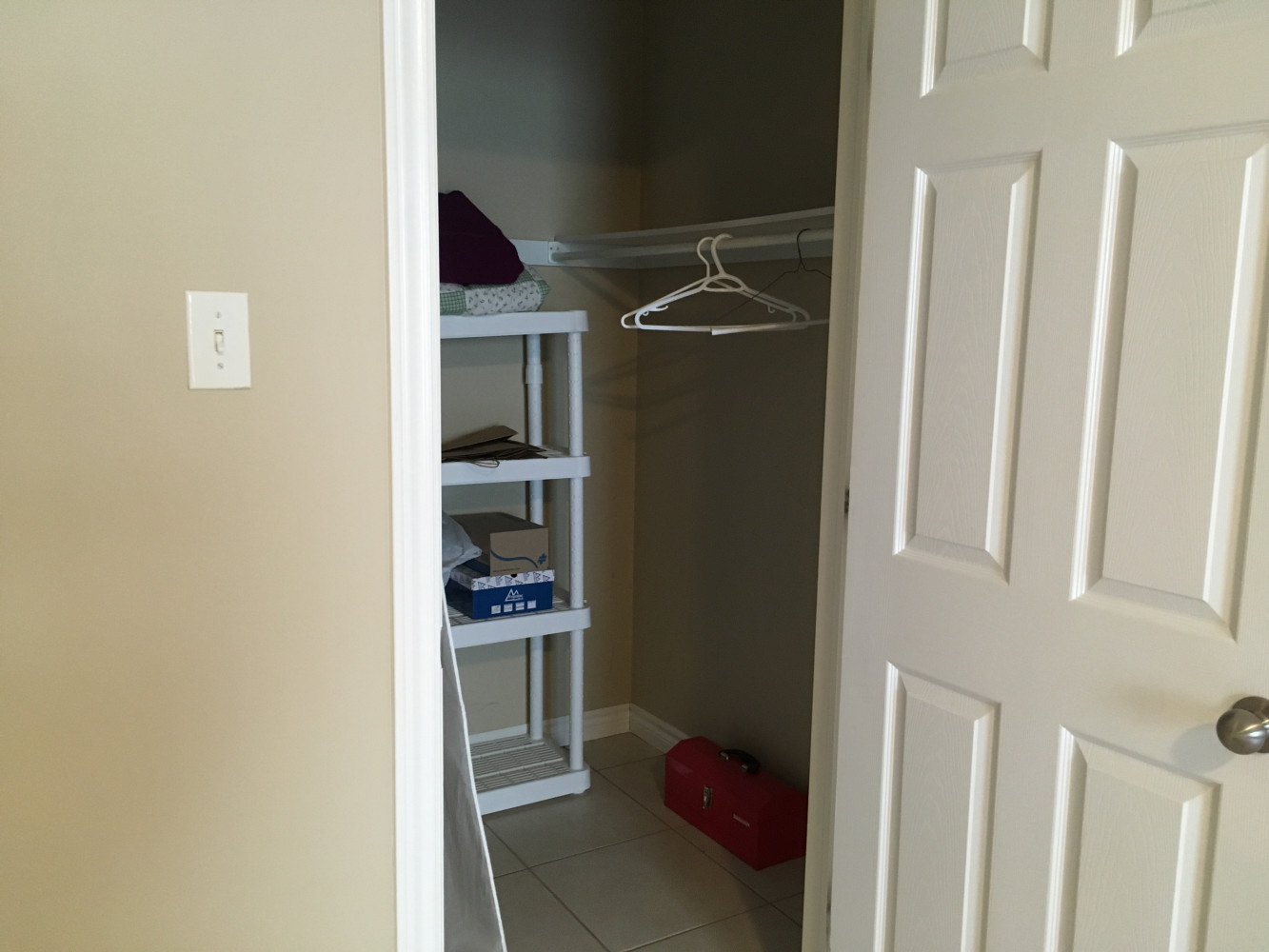 En suite closet 
In master Bedroom