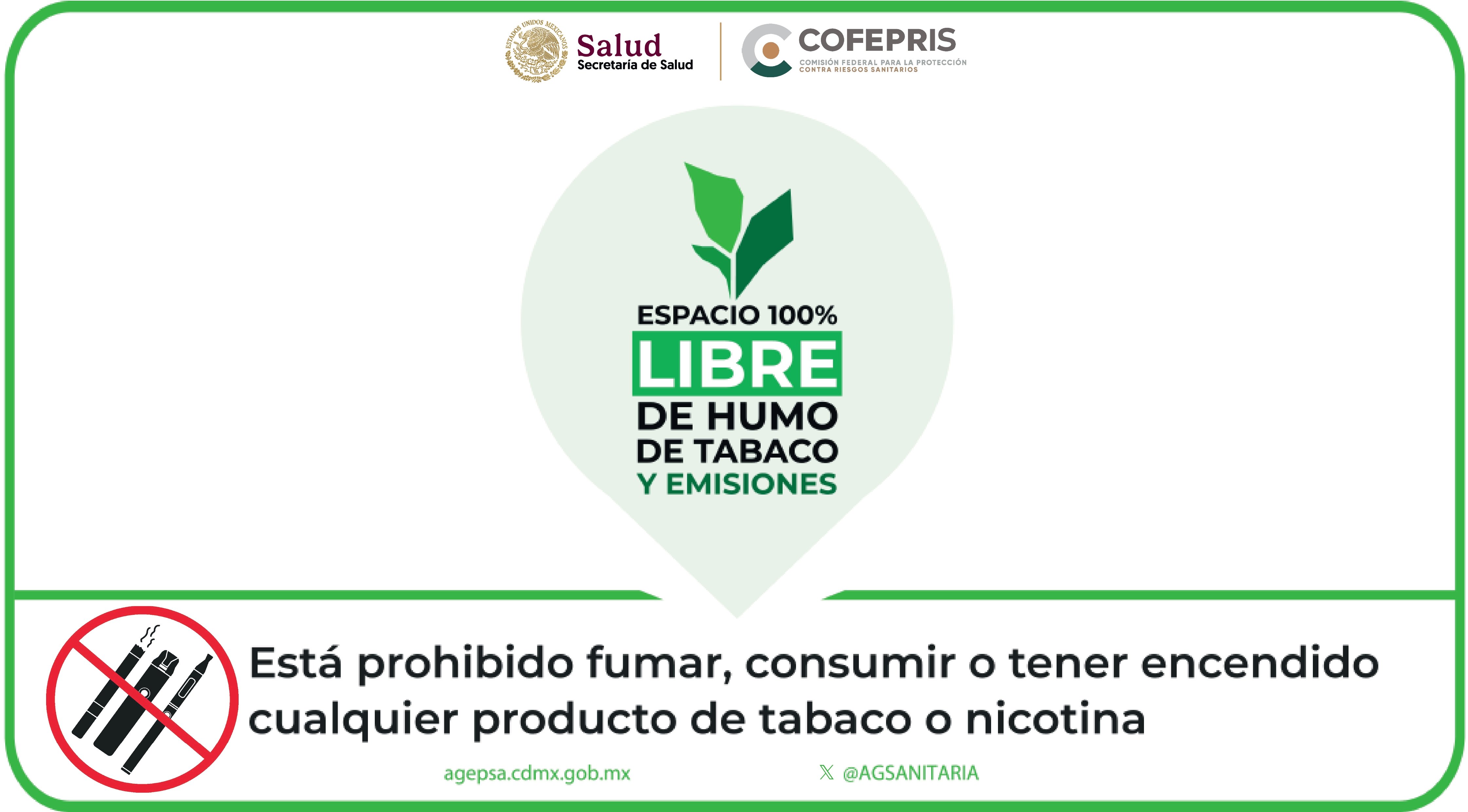 Espacio libre de humo de tabaco