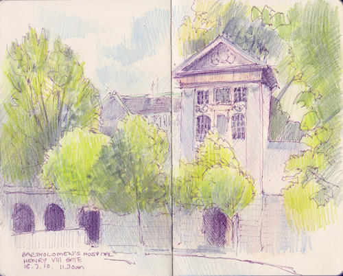 Henry VIII Gate, Sta Bartholomew's Hospital