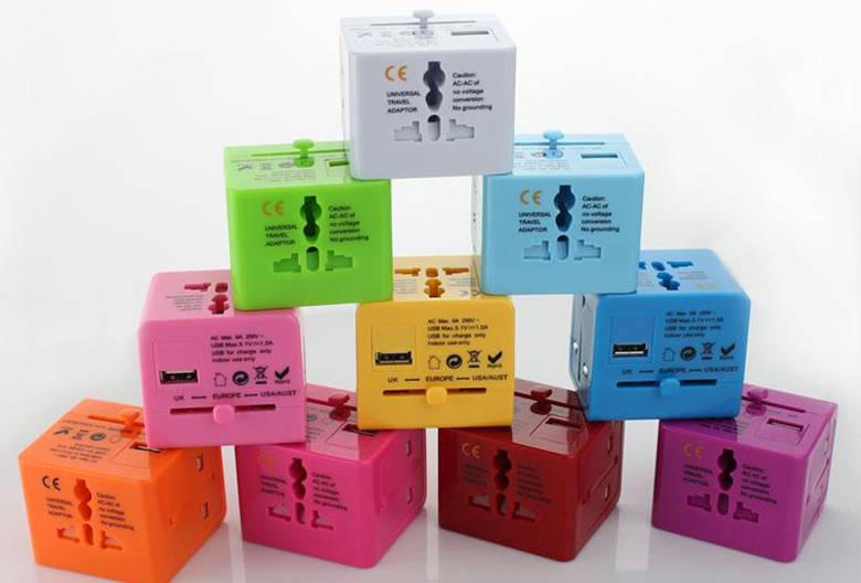 Travel Adapter with USB Head