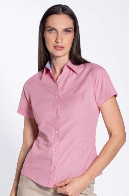 CAMISA CUADROS Y RAYAS MANGA CORTA ESTILO 6002 PLAYERYTEES CABALLERO Y DAMA