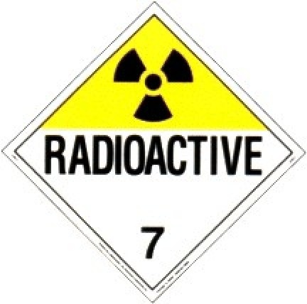 Radioactive Placard