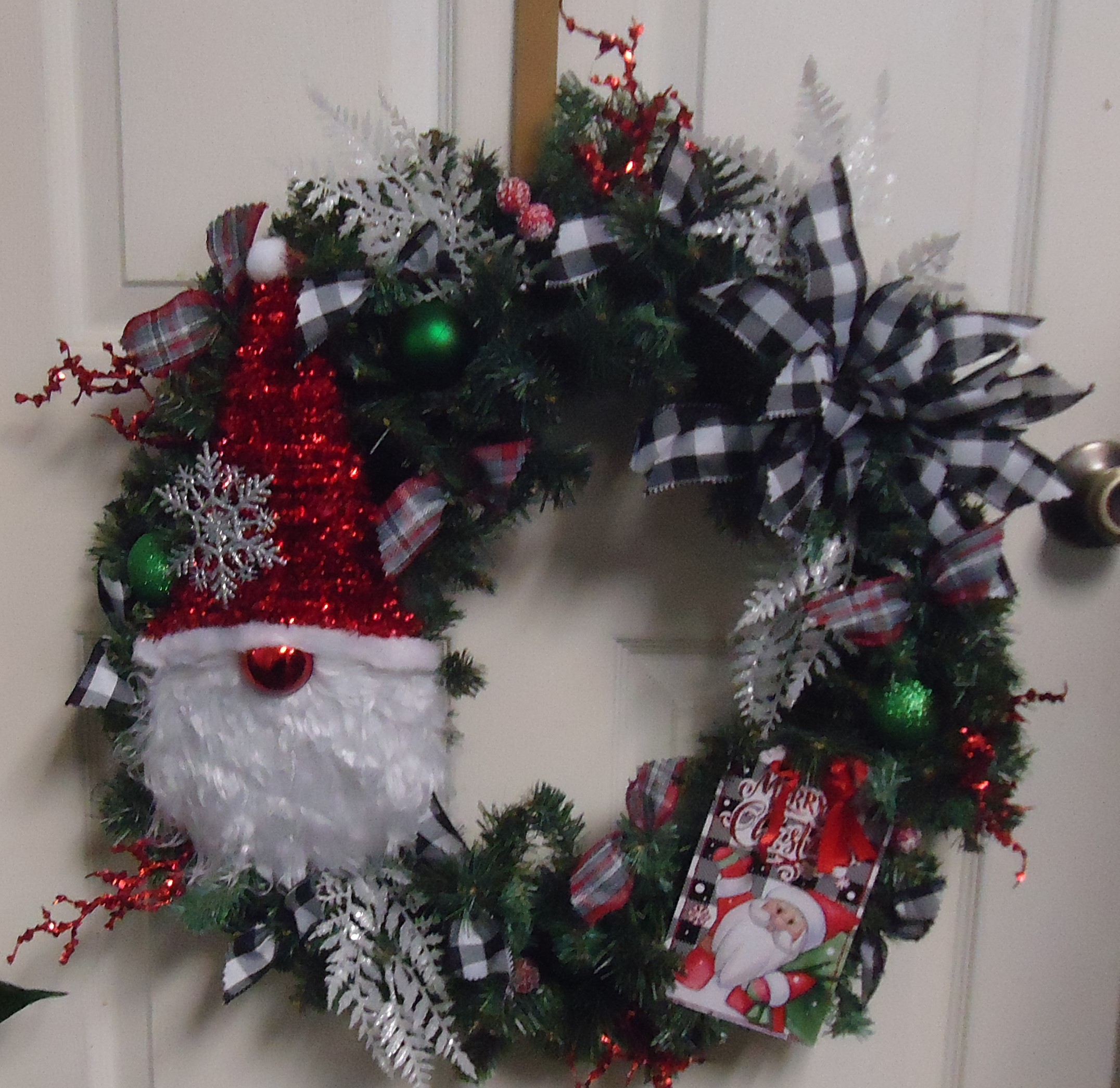 (3)  "Silk" Christmas Wreath
$50.00