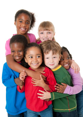 Multi ethnic kids
