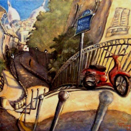 Place Dalida  100x100cm 
sold