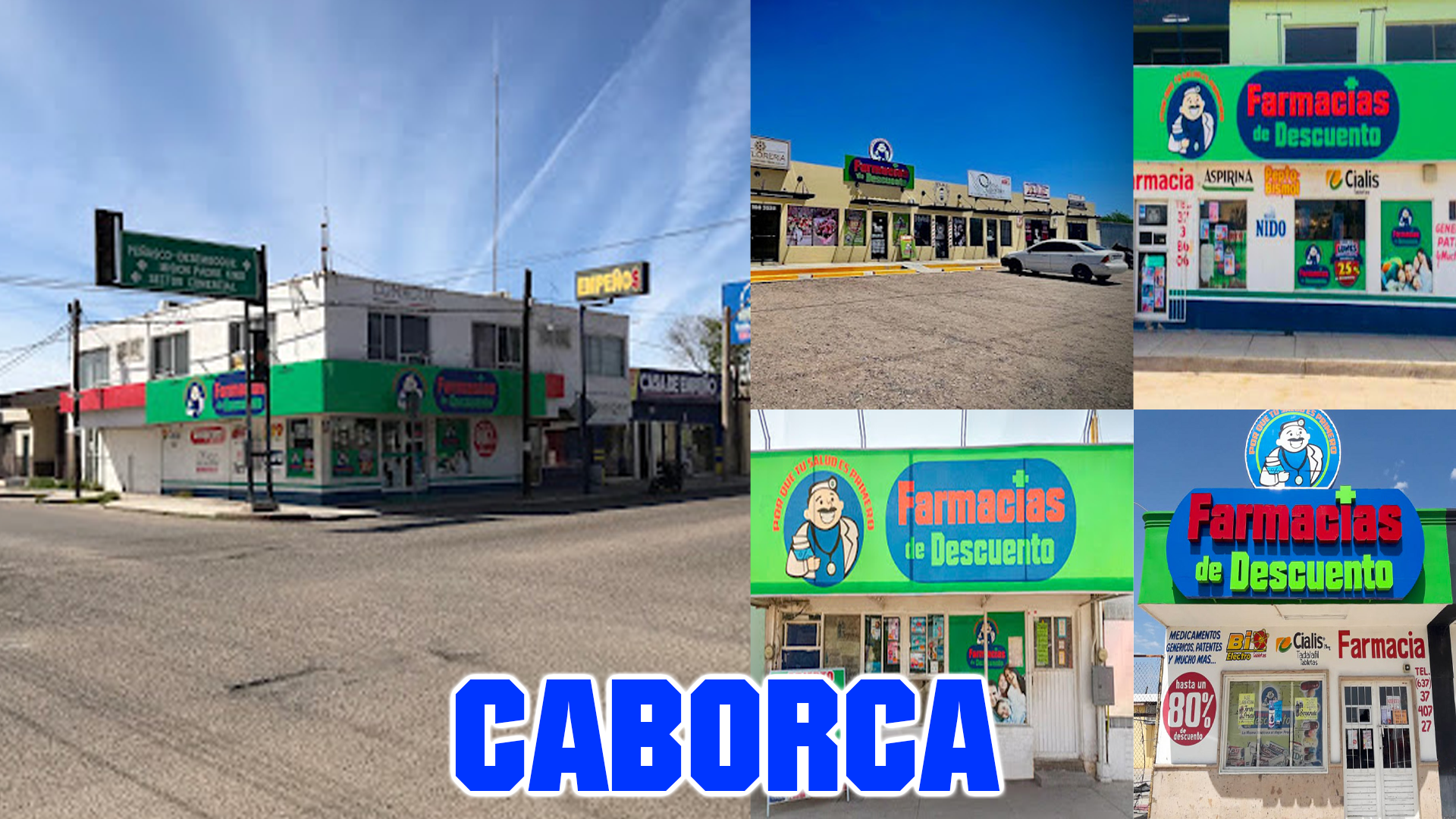 Presiona para conocer todas
las sucursales que tenemos en
Caborca