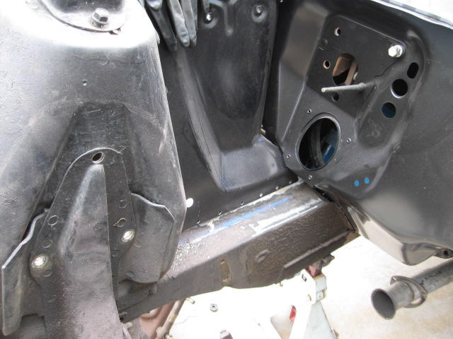 New right apron installed