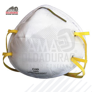 MASCARILLA PARA POLVOS Y PARTÍCULAS
Categoría: Mascarilla
Descripción: Eficiencia mínima de 95%, clip nasal
Usos: Neblinas y partículas sólidas libres de aceite, protección contra polvos derivados de procesos industriales como corte, aserrado, pulido, lijado, etc
Normas: NOM116-STPS-1994 en su tipo P-1, y N95.