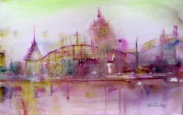 Fairground Attractions - Watercolour/Ink