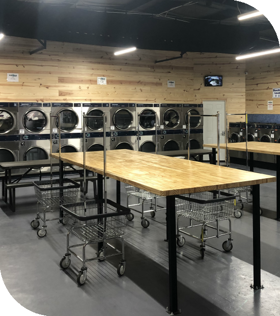 Coin Laundromat Interior Coin Laundromat Interior